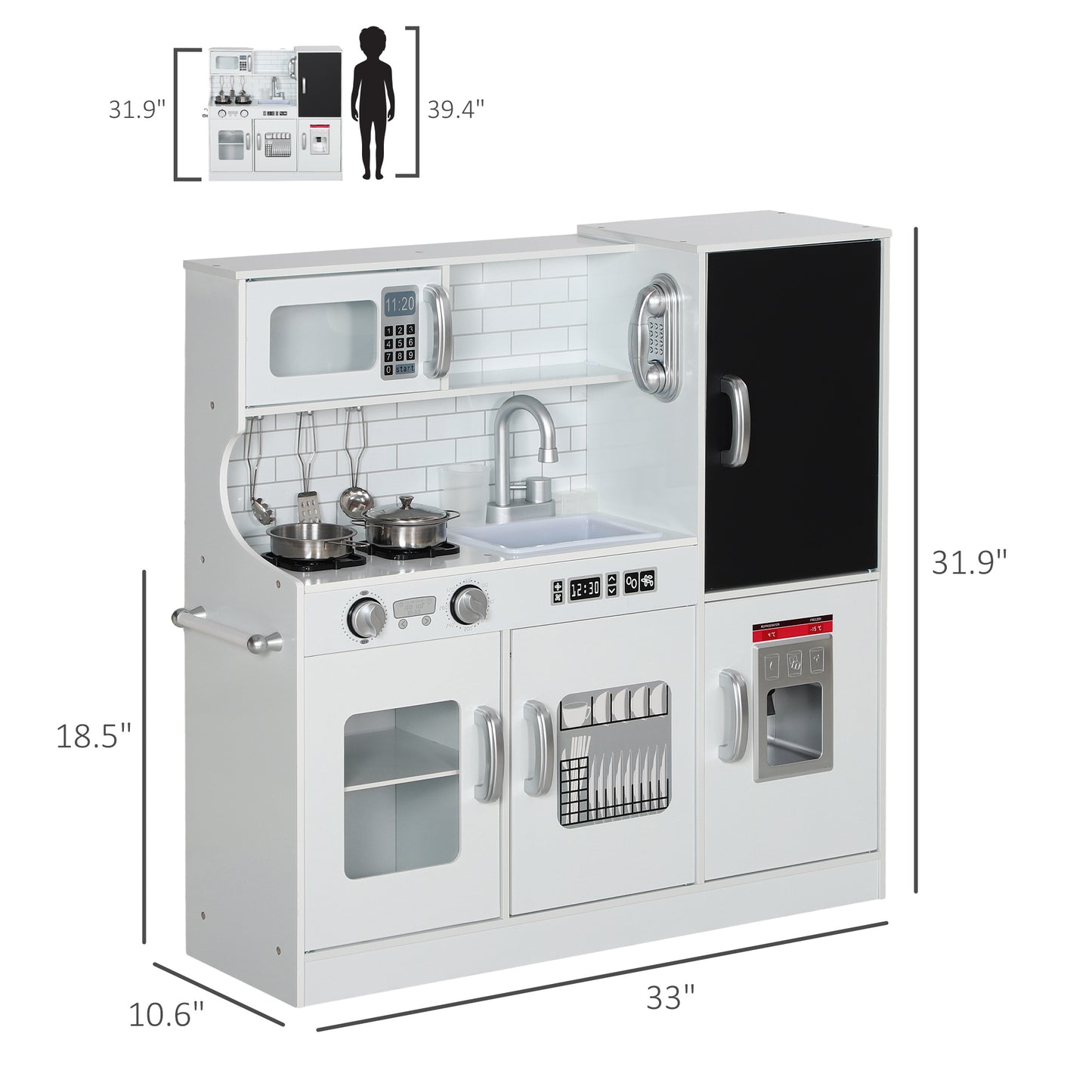 US Local Pretend Play Kitchen