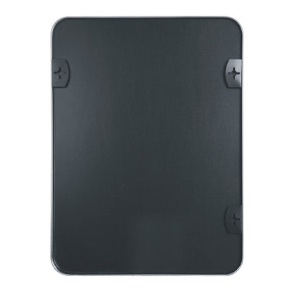 US Local 24x36 Inch Silver Metal Framed Rectangular Bathrrom Mirror For Wall