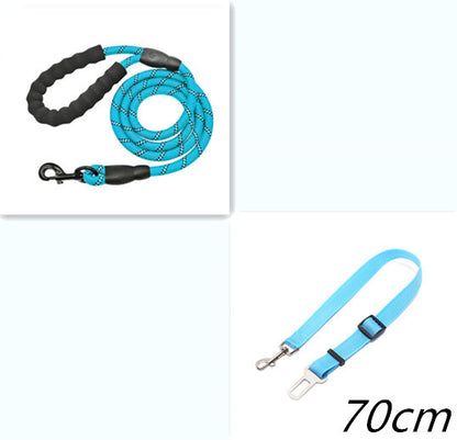 US Local Reflective Dog Leash Nylon Pet Dog Leash Rope For Small Medium Large Dogs Walking Training Pet Suppiles