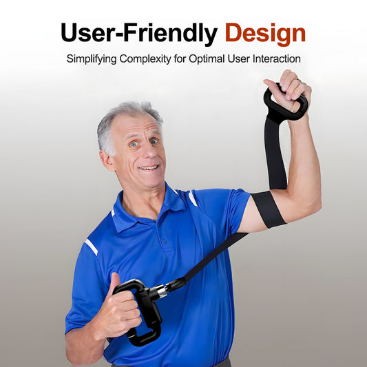 US Local Fascial Massager With Belt - 6-speed Deep Muscle Massager For Relaxation And Rehabilitation - Portable Fitness And Relaxation Therapy Device