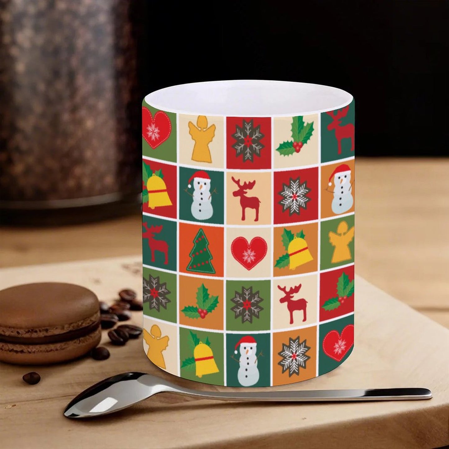 POD US Local White mug with full print, Christmas 0060