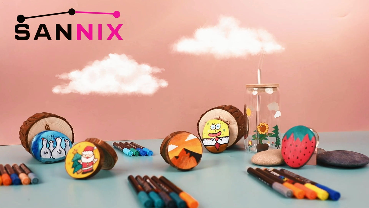 US Local Acrylic Paint Pens, 60 Colors Acrylic Paint Pens Premium Extra Fine Tip Acrylic Paint Pens For Rock Painting Ceramic Surfaces Wood Stone Glass