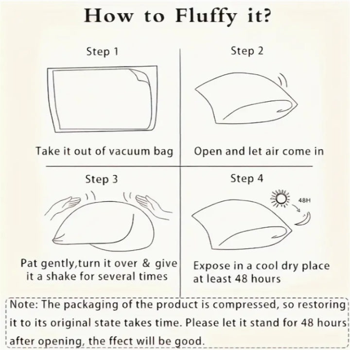 US Local Cooling Breathable Tofu Pillows