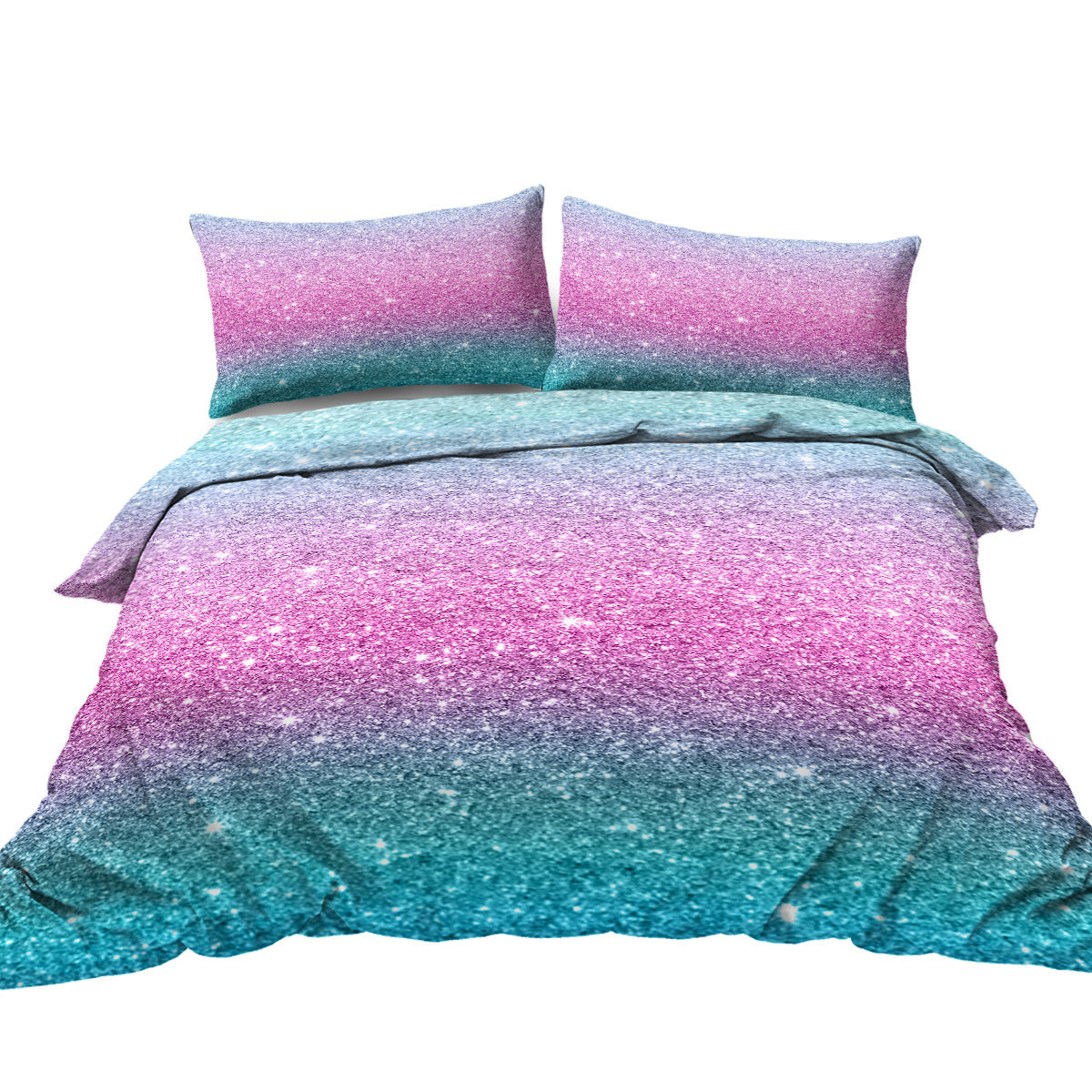 US Local 3 PCS Ultra Soft Duvet Cover Set For Comforter Star Bedding Set Full Queen King Size