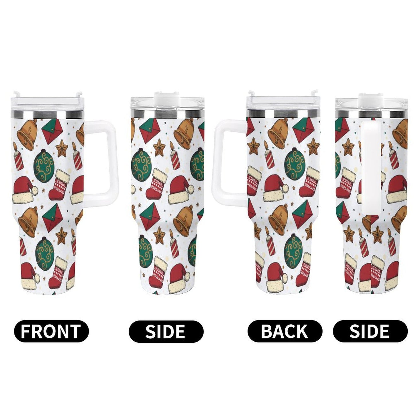 PHDT00162 POD US Local Tumbler 40 oz Large Capacity Car Cup Christmas