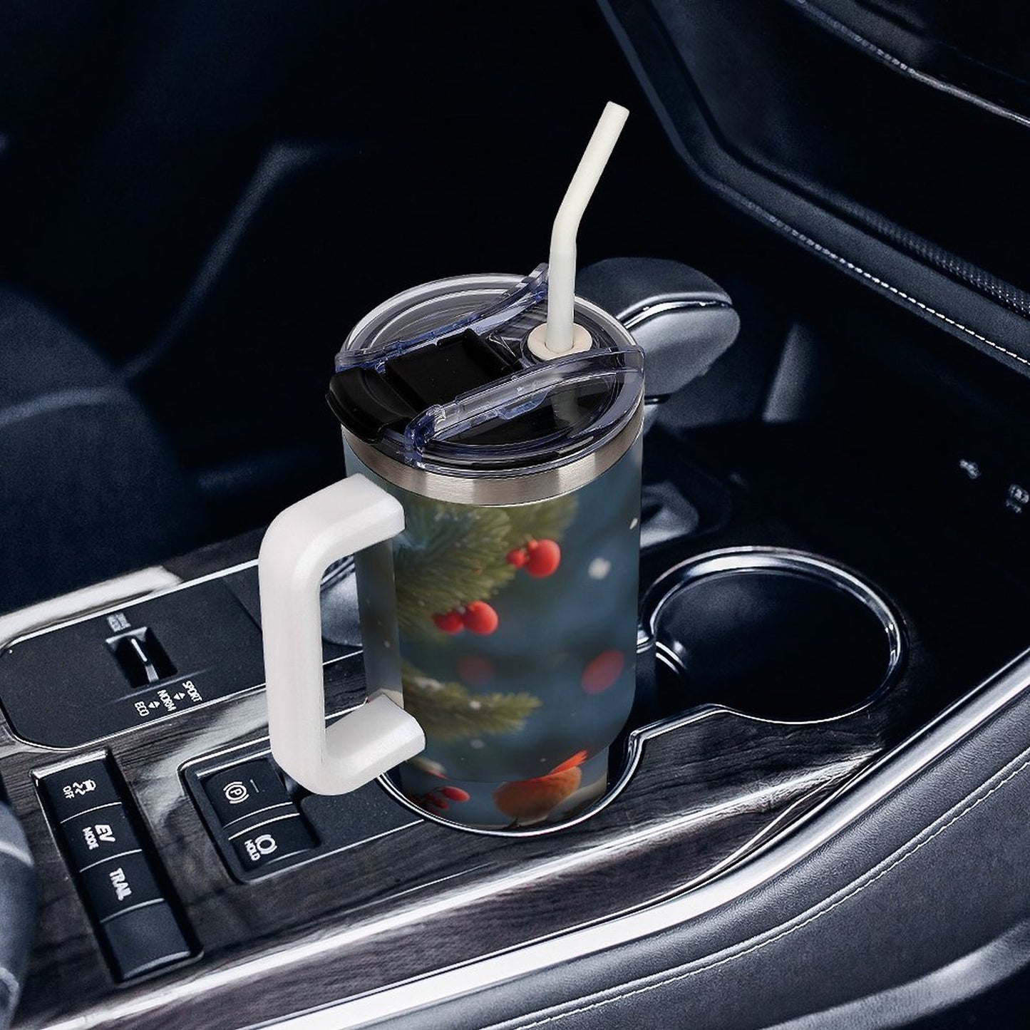 PHDT00125 POD US Local Tumbler 40 oz Large Large Capacity Car Cup Red Bird