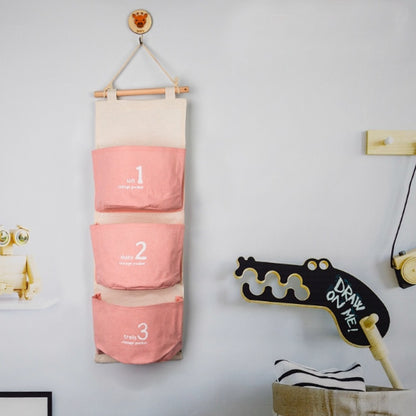 US Local Three-layer Hanging Storage-Pink 5095