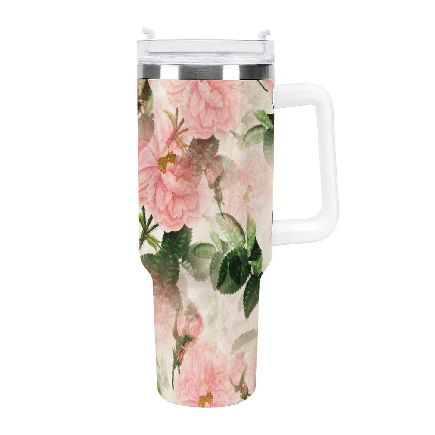 PHDT00194 POD US Local Tumbler 40 oz Large Capacity Car Cup Flowers