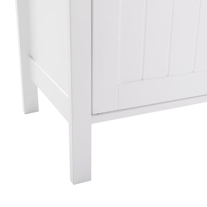 US Local White Double Door Bathroom Cabinet