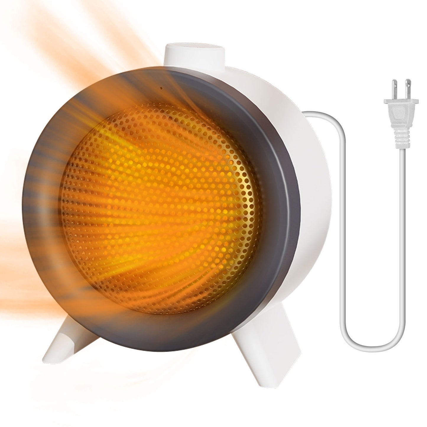 US Local 1Pc  Electric Space Heater Ceramic Heater Fan Heating Fan With 3 Modes 3S Fast Heating Tip-over Overheating Protection For Home Office Dormitry