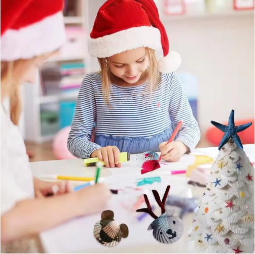 US Local Seashells For Crafting Christmas Ornaments 24pcs 2-3 Inch Hanging Sea Shells Natural White Scallop Shells For Crafts