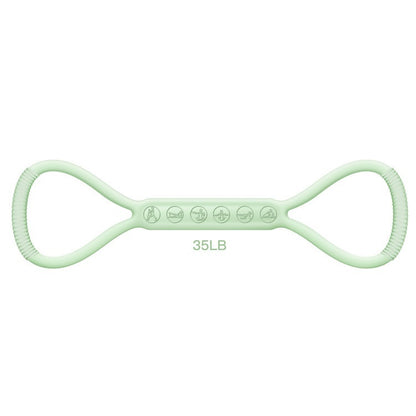 US Local Eight-character Chest Expander Open Back Fitness Women's Stretch Strap Elastic Band