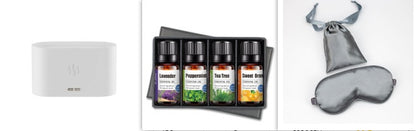 Aroma Diffuser With Flame Light Mist Air Humidifier Aromatherapy Diffuser With Waterless Auto-Off Protection For Spa Home Yoga Office