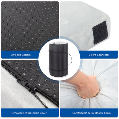 US Local Memory Sponge Short Plush Bed Surface Mattress