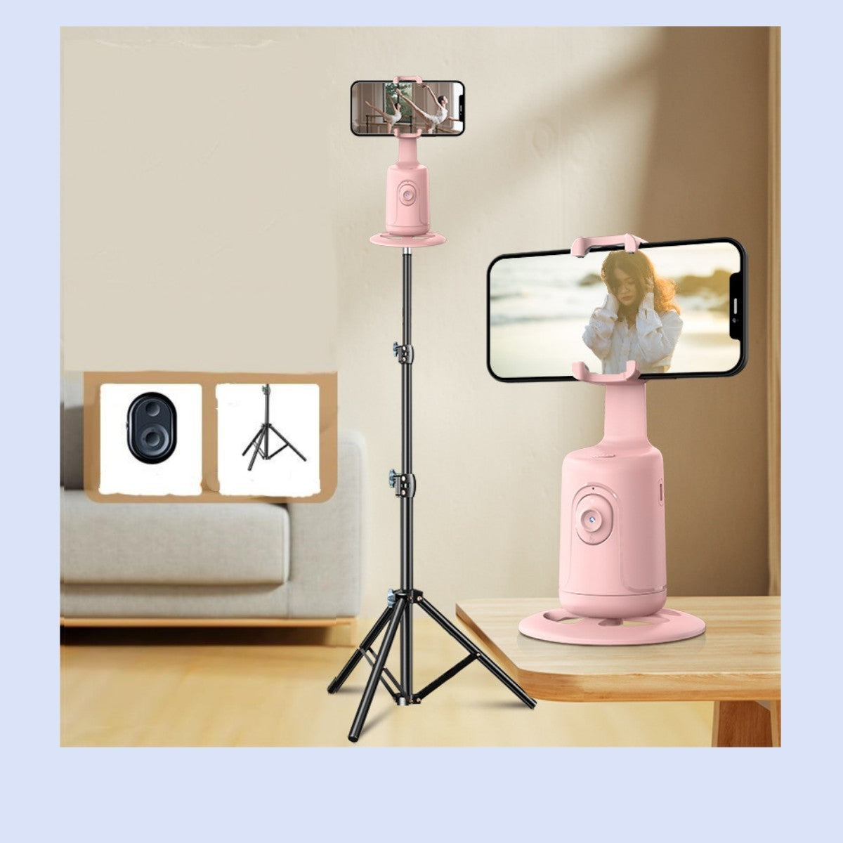 360 Intelligent Platform Video Capture Face Tracking Stabilizer