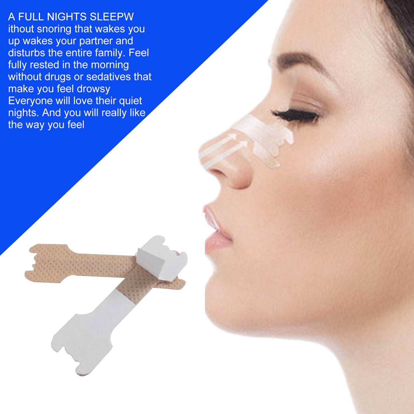 US Local South Moon Relieves Nasal Obstruction Nasal Dilation Discomfort Relieves Sleep Disorders Snoring Nose Ventilation Patch