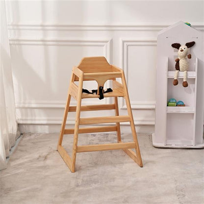 US Local Wooden Double-layer Solid Wood Baby Height Chair