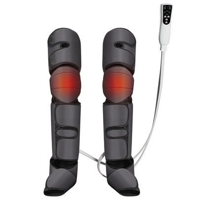 US Local VEVOR Full Leg Massager, Air Compression Leg Massager For Foot Calf Thigh Knee, 2 Knee Heating Levels, 3 Modes & 3 Intensities, Leg Compression Massage Boots For Circulation, Swelling And Pain Relief