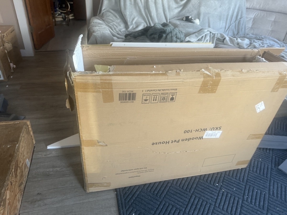 US Local 13' X 6.5' Wooden Pergola Grill Gazebo With Metal Roof & Bulbs & Bar Counters