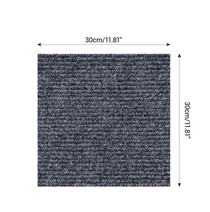 US Local Self Adhesive 12 Carpet Tiles Peel And Stick Floor Plank Mat Non-Slip