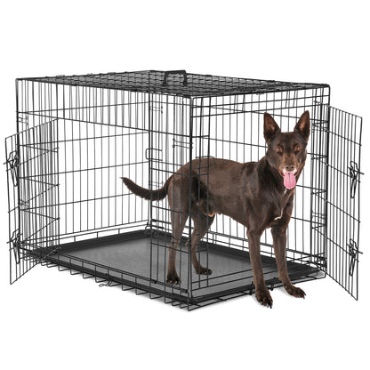 US Local A Dog Cage With Two Doors
