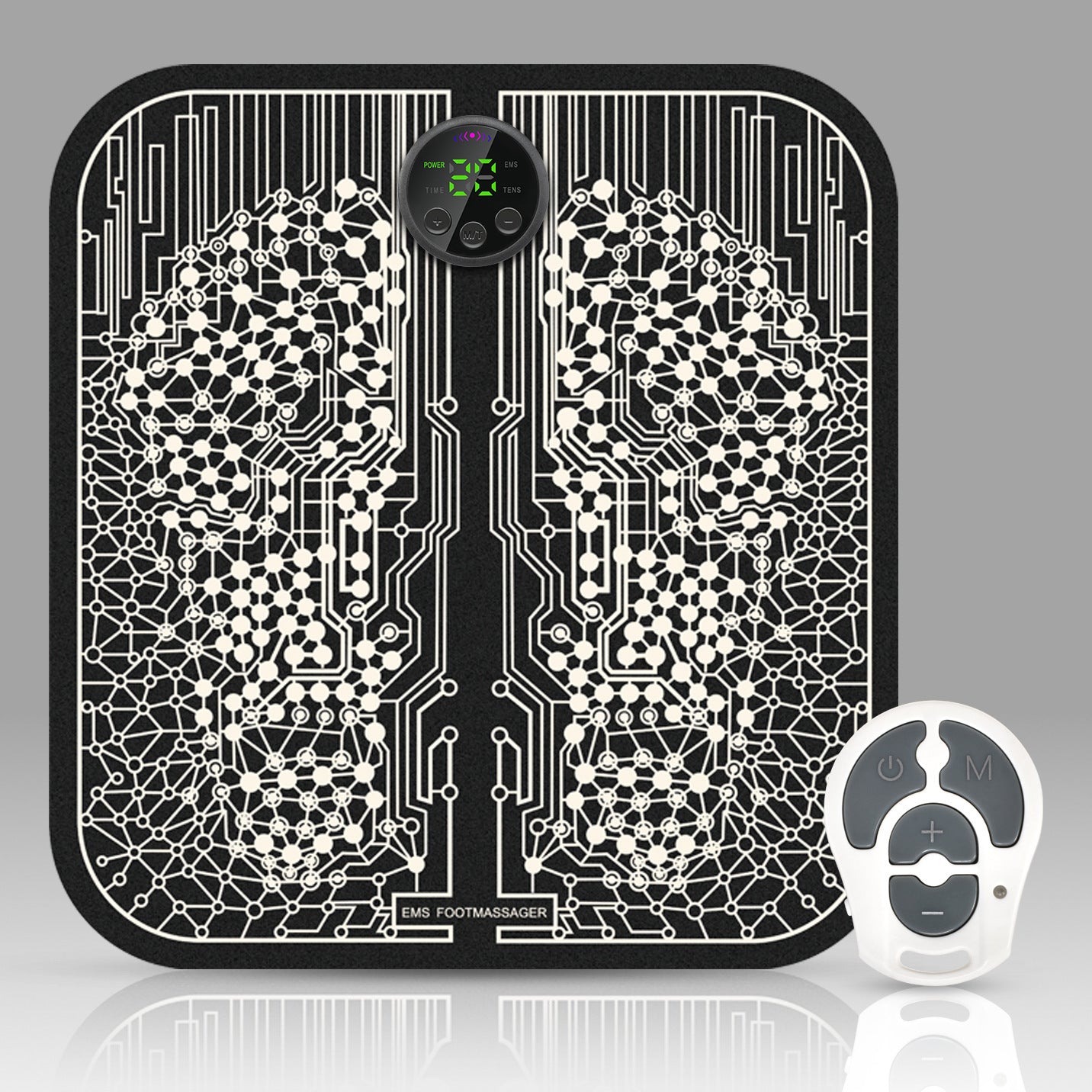 USA Local Ems Foot Massager Mat Tens Fisioterapia Electric Foot Cushion Blood Circulation Acupunctur Pad Foot Health Care Relaxation Pain