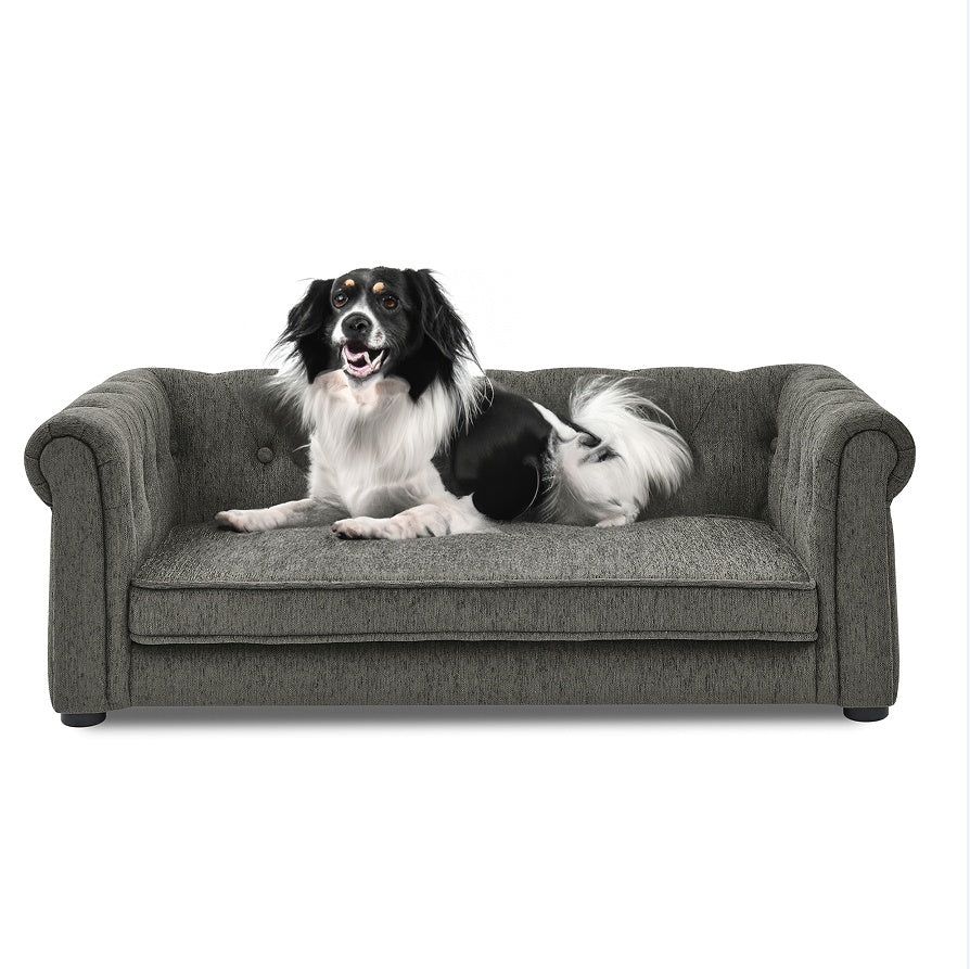 US Local Elegant Rectangular Pet Bed Suitable For Medium And Large Dogs