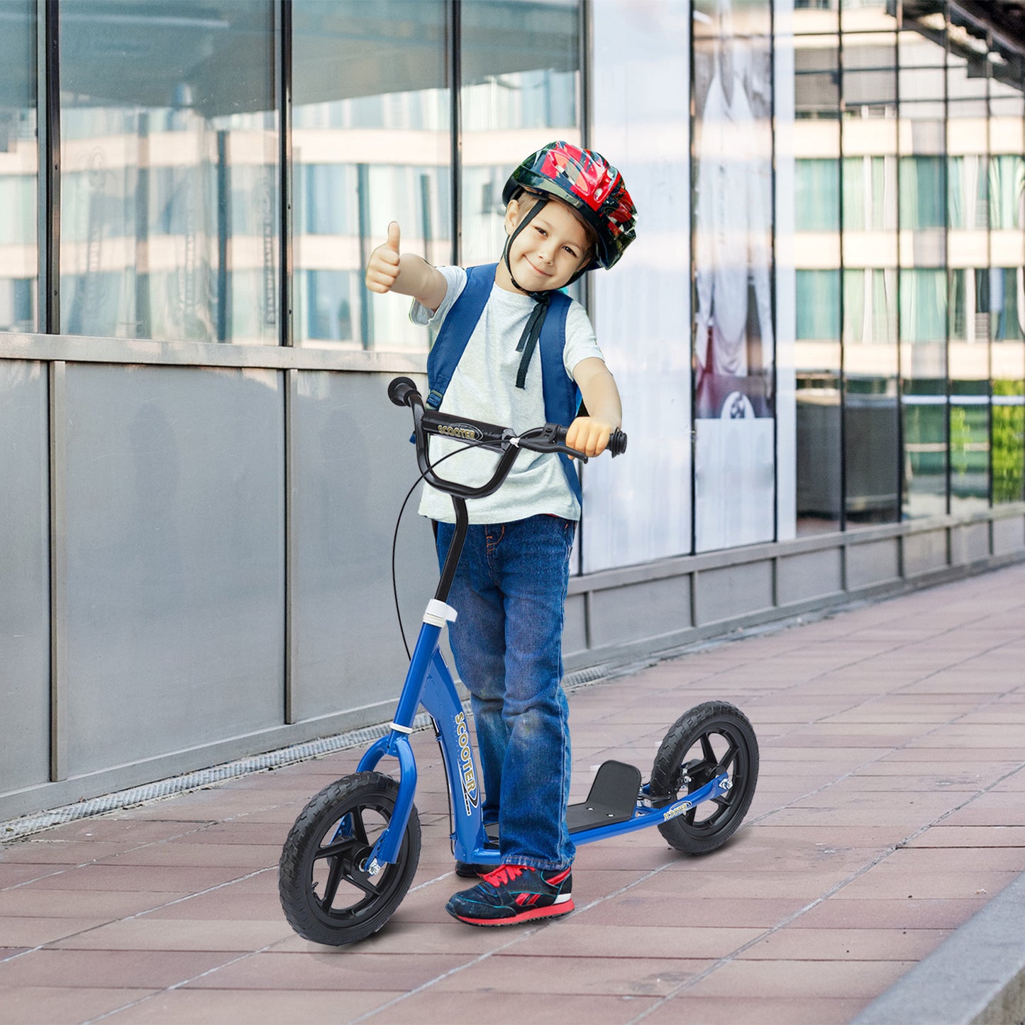 US Local Kick Scooter for Kids 5-12 Years Old with Adjustable Height Handlebar