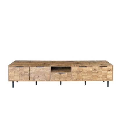 US Local 78 TV Stand For 85 75 65 Inch TV, TV Consoles For Living Room, Entertainment Center Wood TV Media With Storage