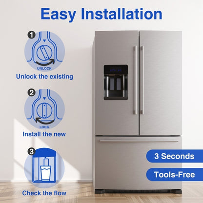 US Local 1-6 Pack Refrigerator Water Filter Replacement For Water Filter HAF-CIN EXP, DA29-00020B, HAF-CIN, DA29-00020B-1, RF28HMEDBSR, RF263BEAESR, RS25J500DSR, RF263TEAESG, HDX FMS-2, DA97-08006A-1