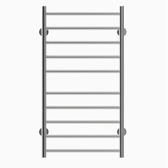 US Local Electric Heated Towel Rack For Bathroom, Wall Mounted Towel Warmer, 10 Stainless Steel Bars Drying Rack