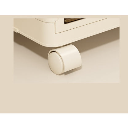 US Local Collapsible Storage Bins With Magnetic Door  Plastic Storage Cabinet With Wheels  Closet Organizers And Storage Containers