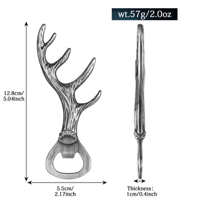 US Local Deer Antler Bottle Opener Is A Small Tool Suitable For Various Parties And Gatherings Used To Open Beer, Wine, Juice, For Bars, Restaurants, Party Supplies, Wine Accessories, Universal Gifts