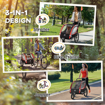 US Local 3-in-1 Bike Trailer for Kids