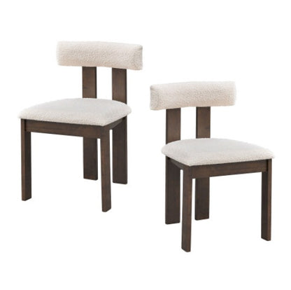 US Local Set Of 2 Wooden Dining Chairs