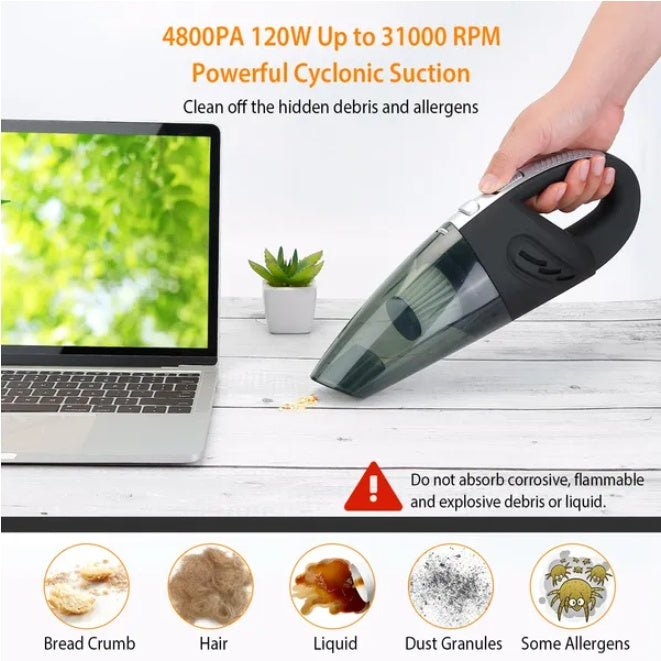 US Local Car Cordless Rechargeable Handheld Vacuum Cleaner