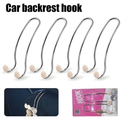 US Local 4 PCS Multi-functional Vehicle-mounted Storage Hook ,Car Seat Back Storage Hook