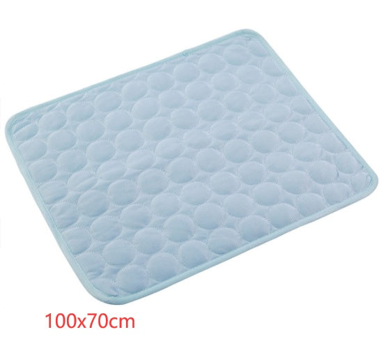 US Local Pet Dog Cat Ice Silk Cold Nest Pad For Cooling In Summer
