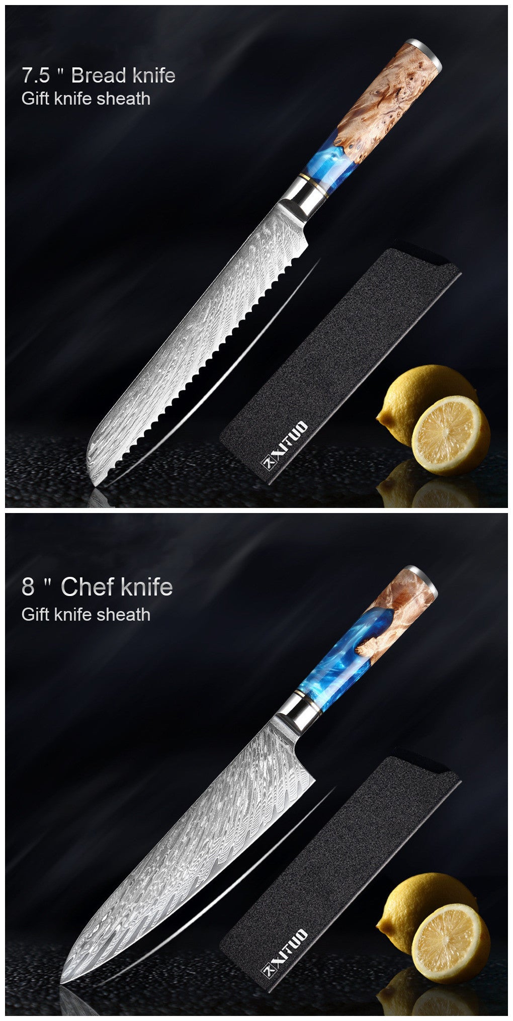USA Local Kitchen Knife Set Chef's Knife Meat Chopping Knife