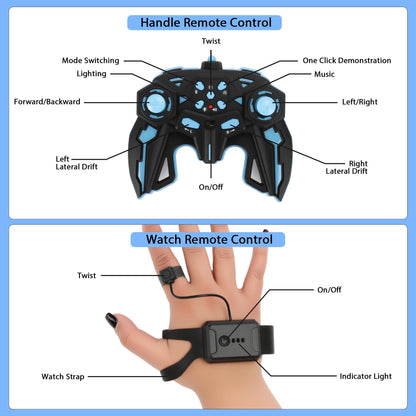 US Local All-around Surface Drift Car With Dual-mode Controller And Gesture Control, Perfect Outdoor And Indoor Drift Car Toy As A Kids Gift