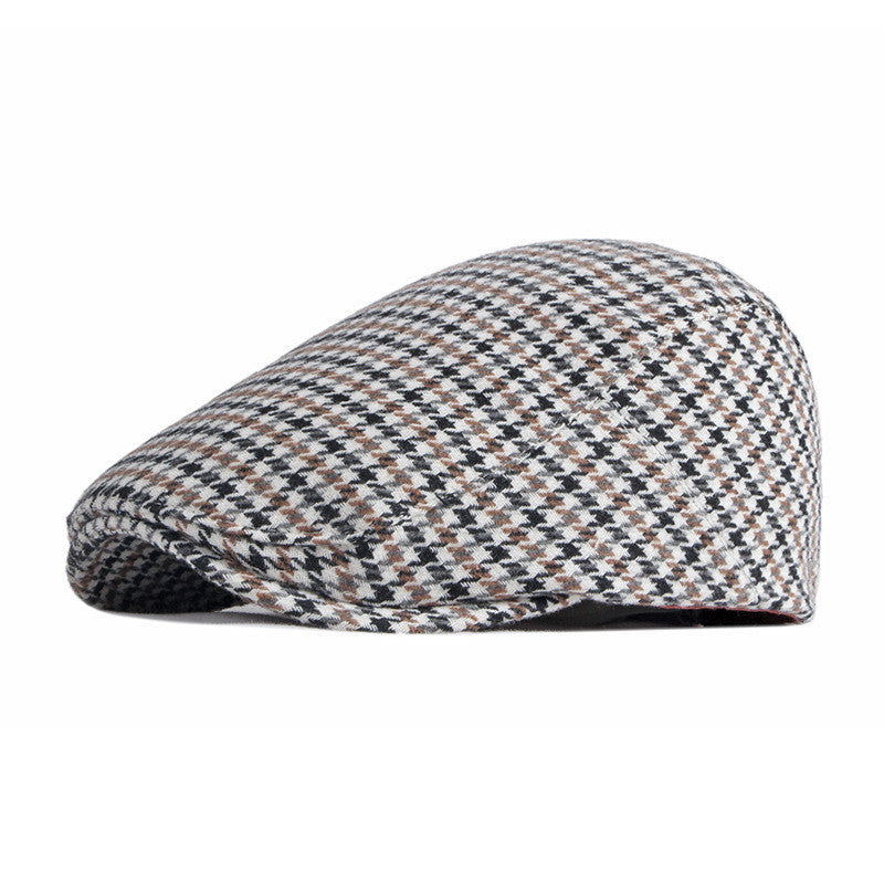 Fashion Retro Beret Houndstooth
