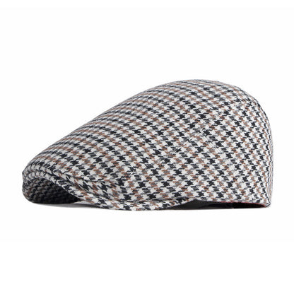 Fashion Retro Beret Houndstooth