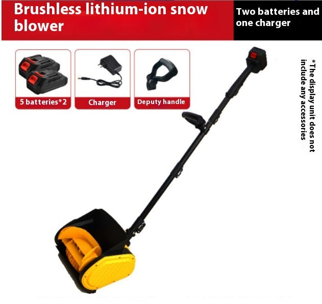 US Local Small Household Portable Brushless Lithium Snow Sweeper