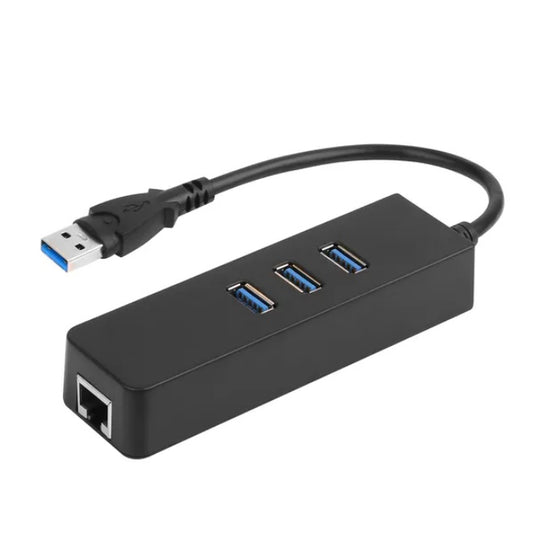 US Local 3-Port USB 3.0 Hub Gigabit Ethernet Adapter