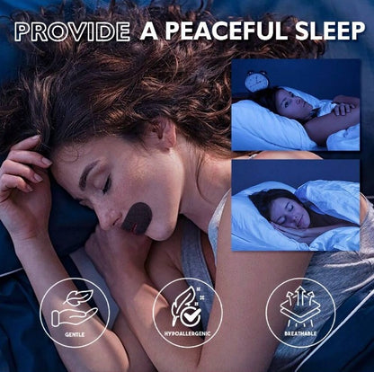 US Local Micropore Tape With Breathing Hole 30 Pack Breathable Tape For Men Women, Strong Hold Pain Free Removal Dreamland Sleep Gel Fall Asleep Faster, Sleep Longer Black