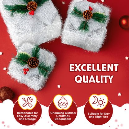 US Local White Christmas Lighting Gift Box