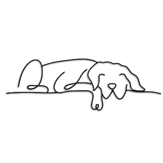 US Local 1PC Minimalist Metal Dog Wall Art - Gothic & Boho Decor for Living Room, Bedroom, Bathroom, Kitchen | Vintage Aesthetic, Halloween Home Decor, Unique Housewarming Gift, Pet Lover Gift,room decor，hall