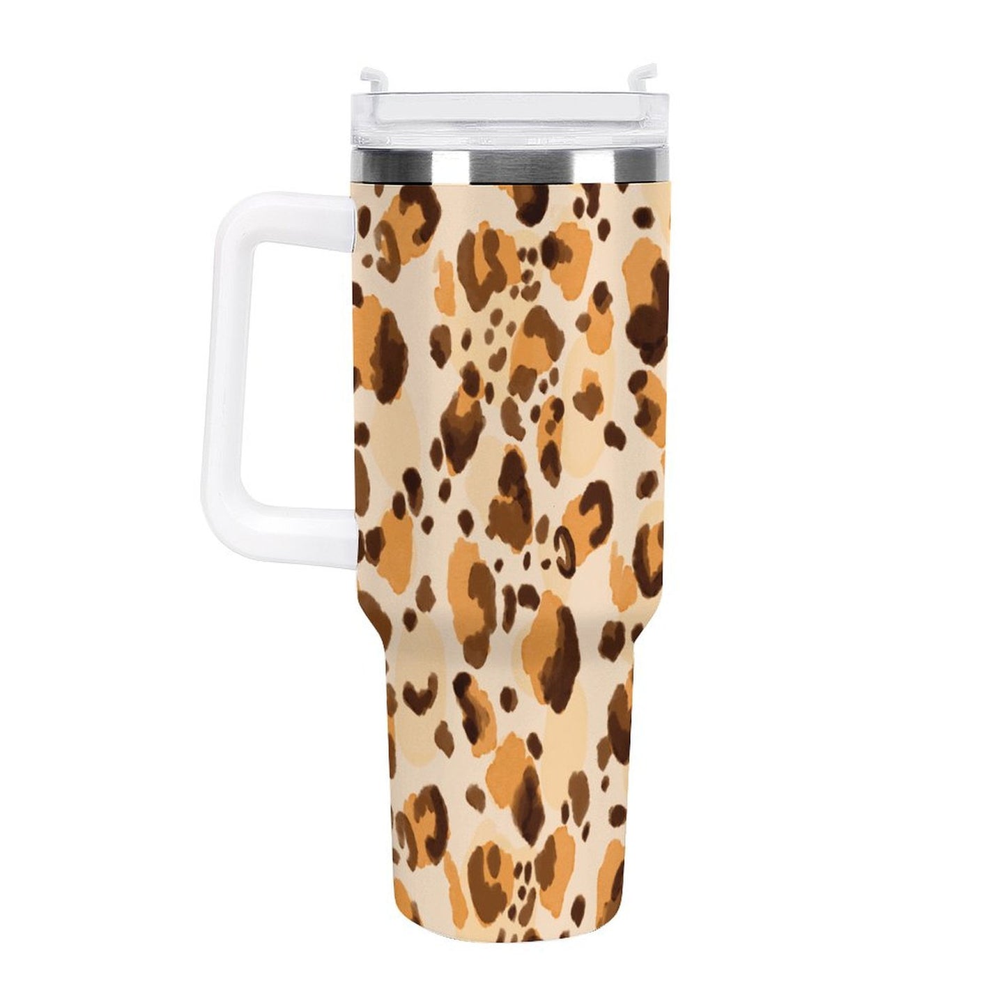 PHDT00202 POD US Local Tumbler 40 oz Large Capacity Car Cup Leopard