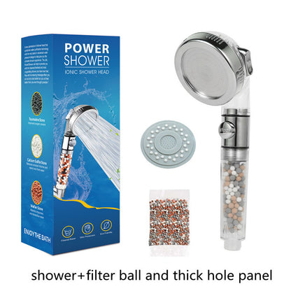 US Local Household Negative Ion Pressurized Shower Head