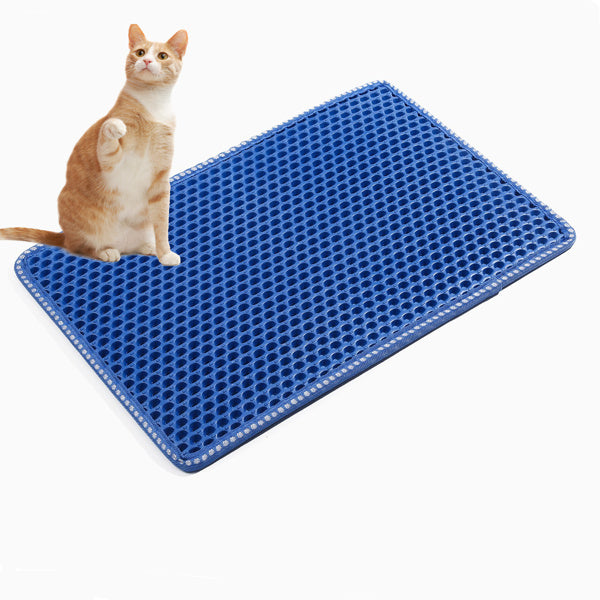 US Local Double-layer Rice Cat Litter Mat